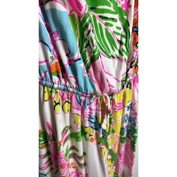 Lilly Pulitzer X Target Dancing On The Deck Size XS Floral Stretch Maxi Dress - Picture 4 of 8